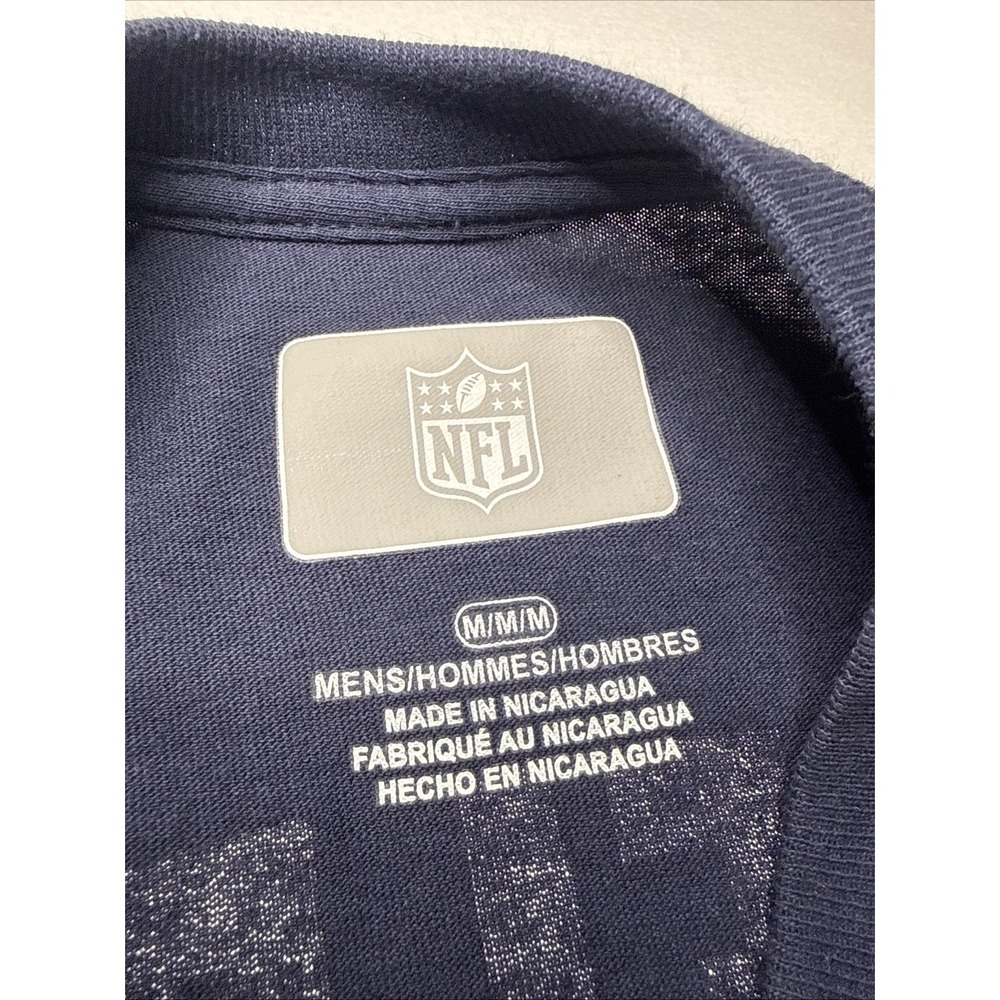 NWT NFL Team Apparel Chicago Bears Justin Fields Men T-Shirt, Size Medium , Blue - Picture 7 of 9